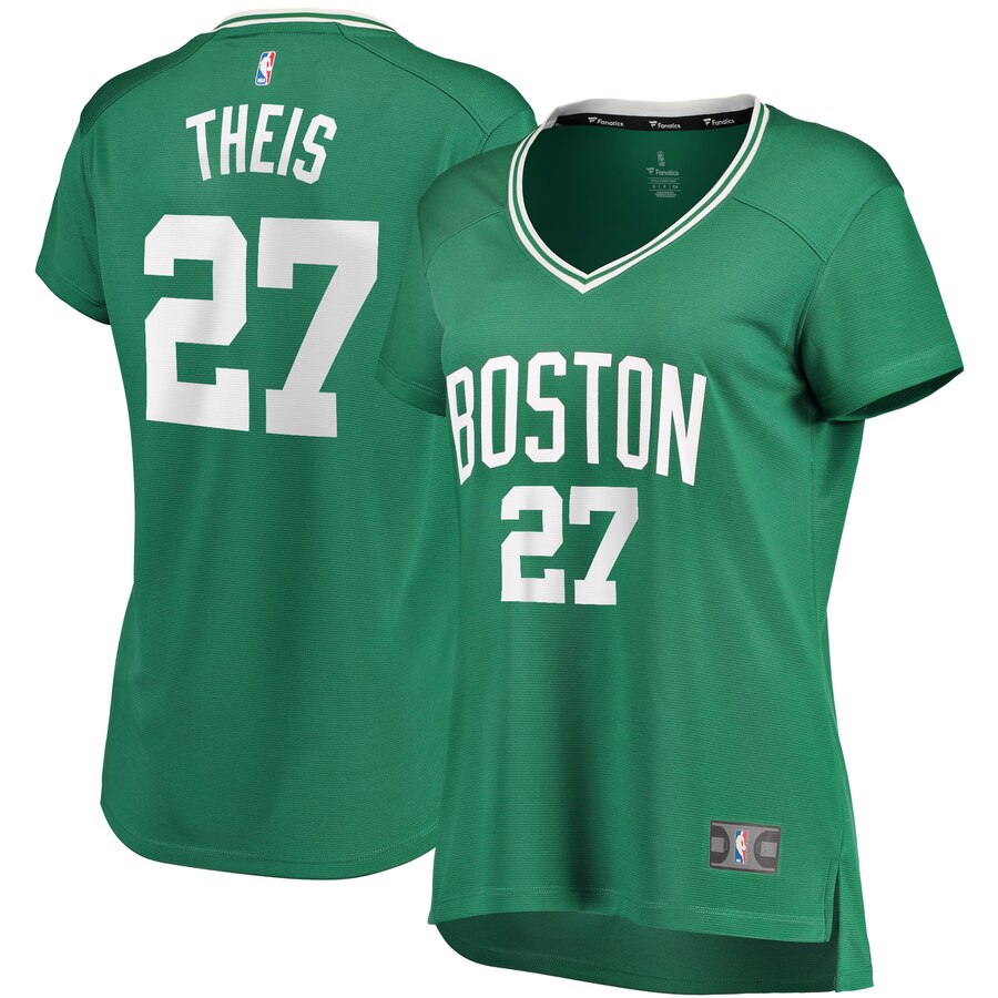 Women's Boston Celtics Daniel Theis #27 Fast Break Fanatics Branded Icon Edition Replica Player Black Jersey 2401HCLN